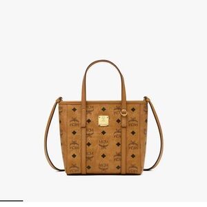 MCM Cognac Toni Zipper Tote and Crossbody